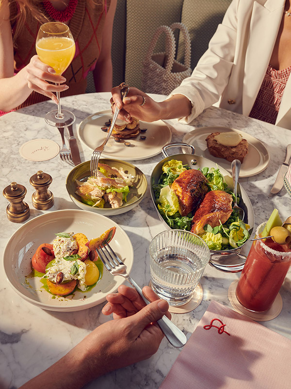 Array of dishes in The Spence