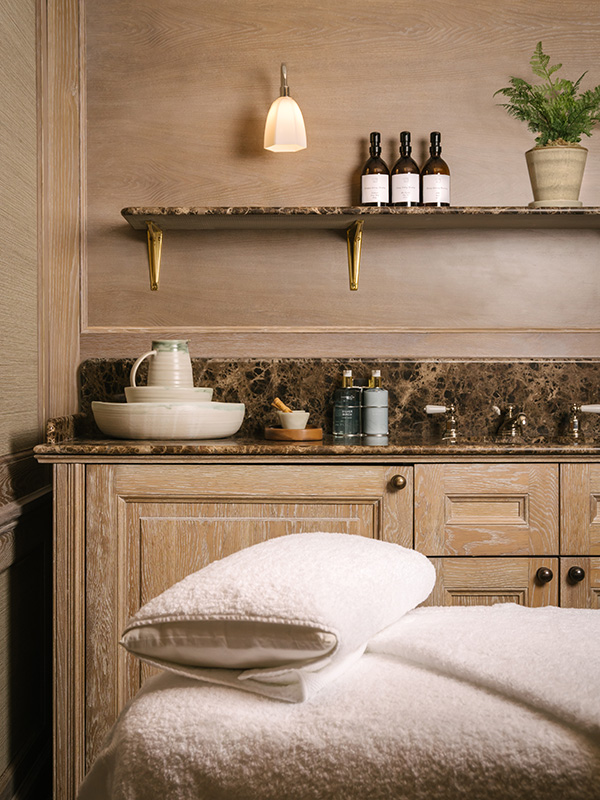 A spa treatment room at Gleneagles Townhouse