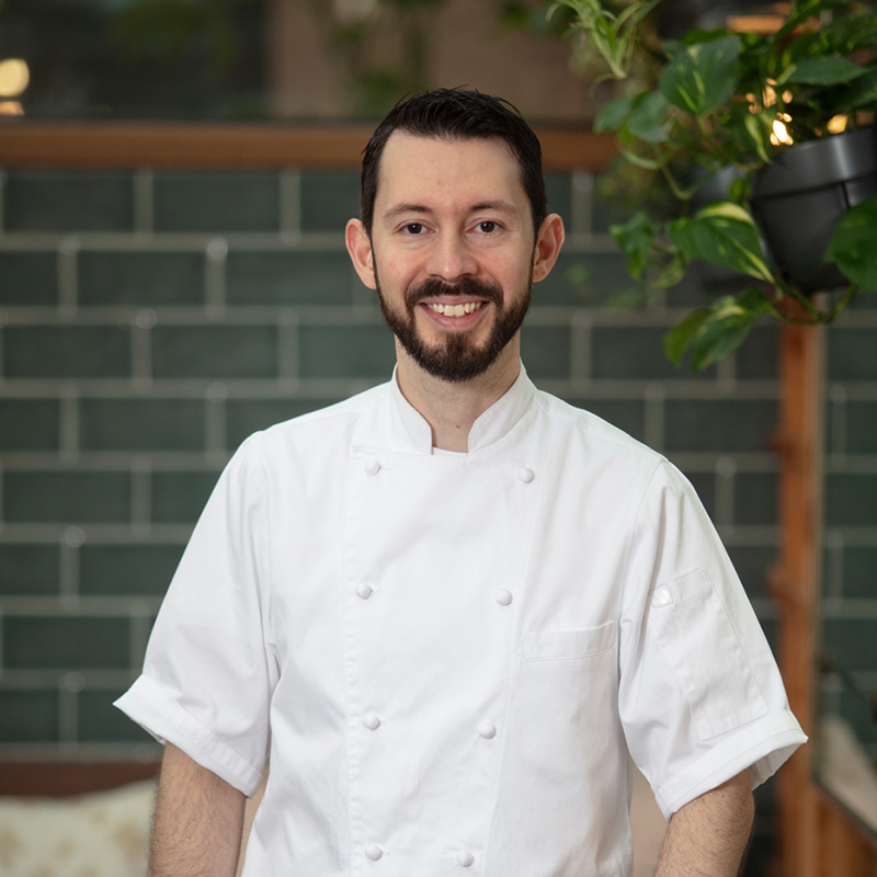 Portrait of Renato Blinder, Head Pastry Chef at Gleneagles Townhouse