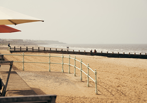 A view of Portobello Beach in Edinburgh