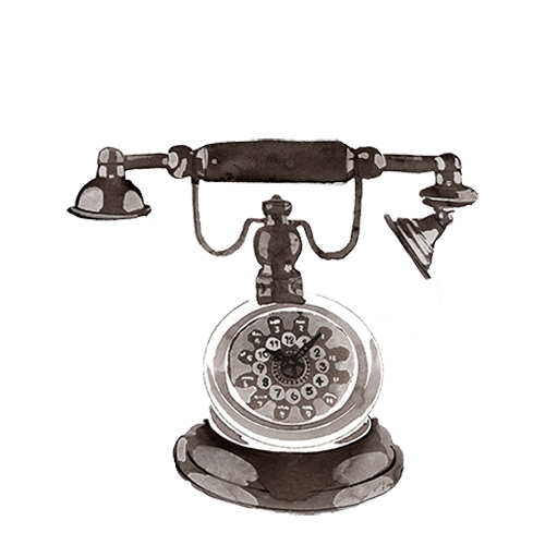 An illustration of a telephone