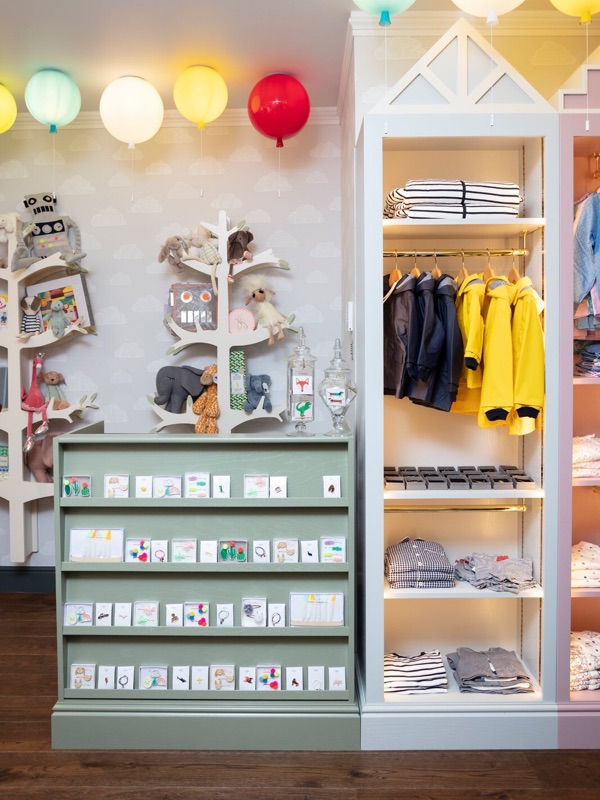A selection o kids toys and clothes in Hop & Scotch