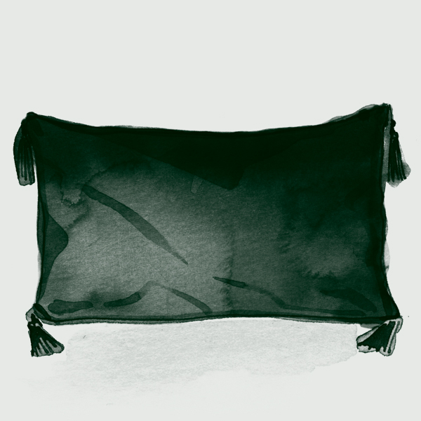 watercolour of a pillow