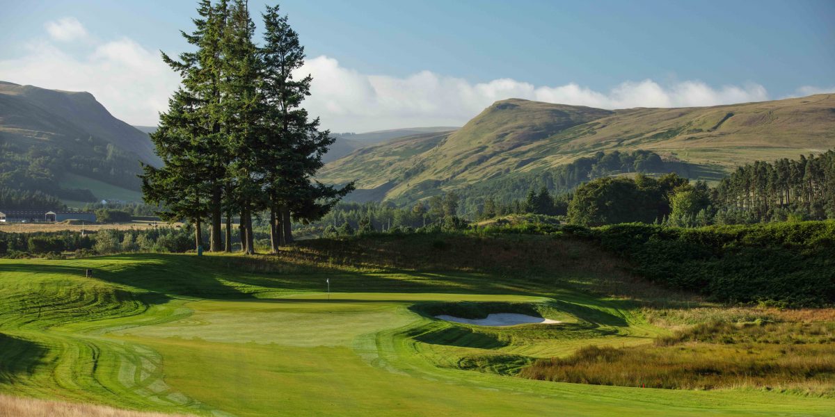 he 1st hole of the PGA Centenary course at Gleneagles