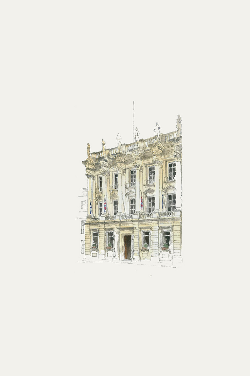 An illustration of Gleneagles Townhouse