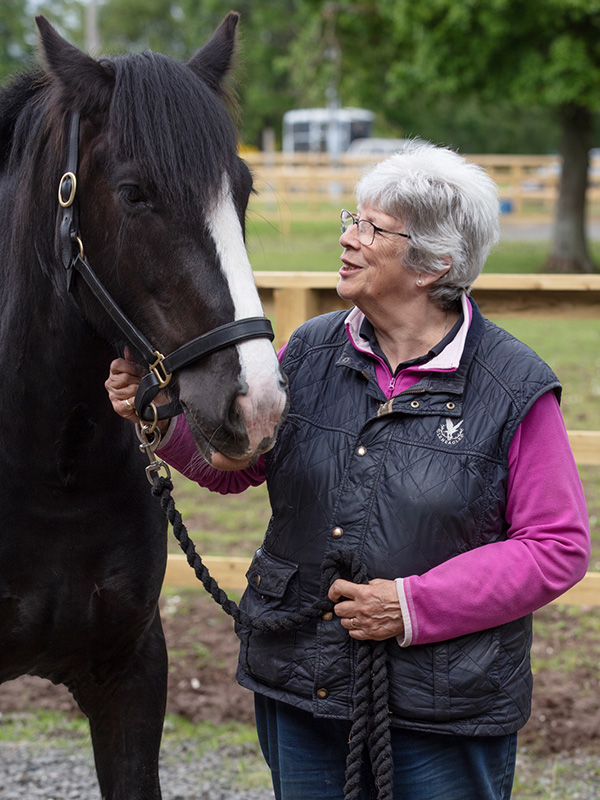 Jane Cepok and horse
