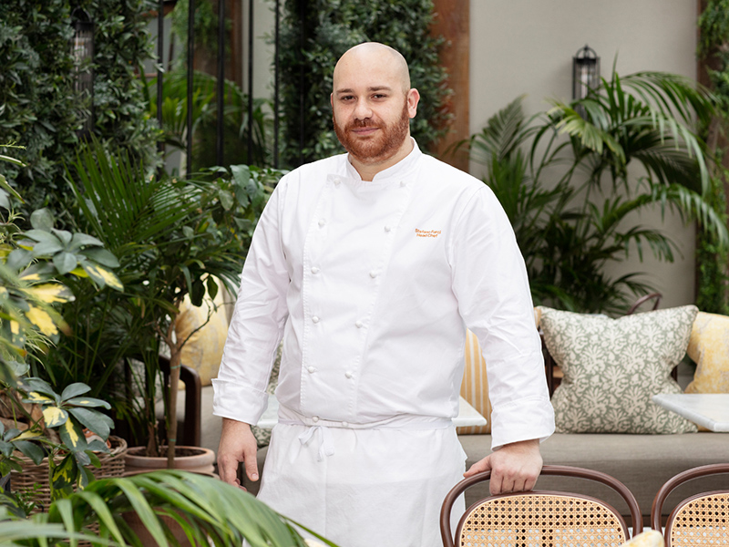 A chef in the Birnam Brasserie at Gleneagles