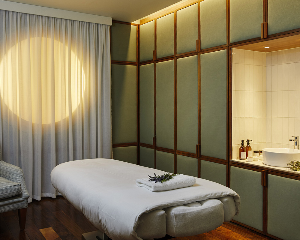 A spa treatment room at Gleneagles