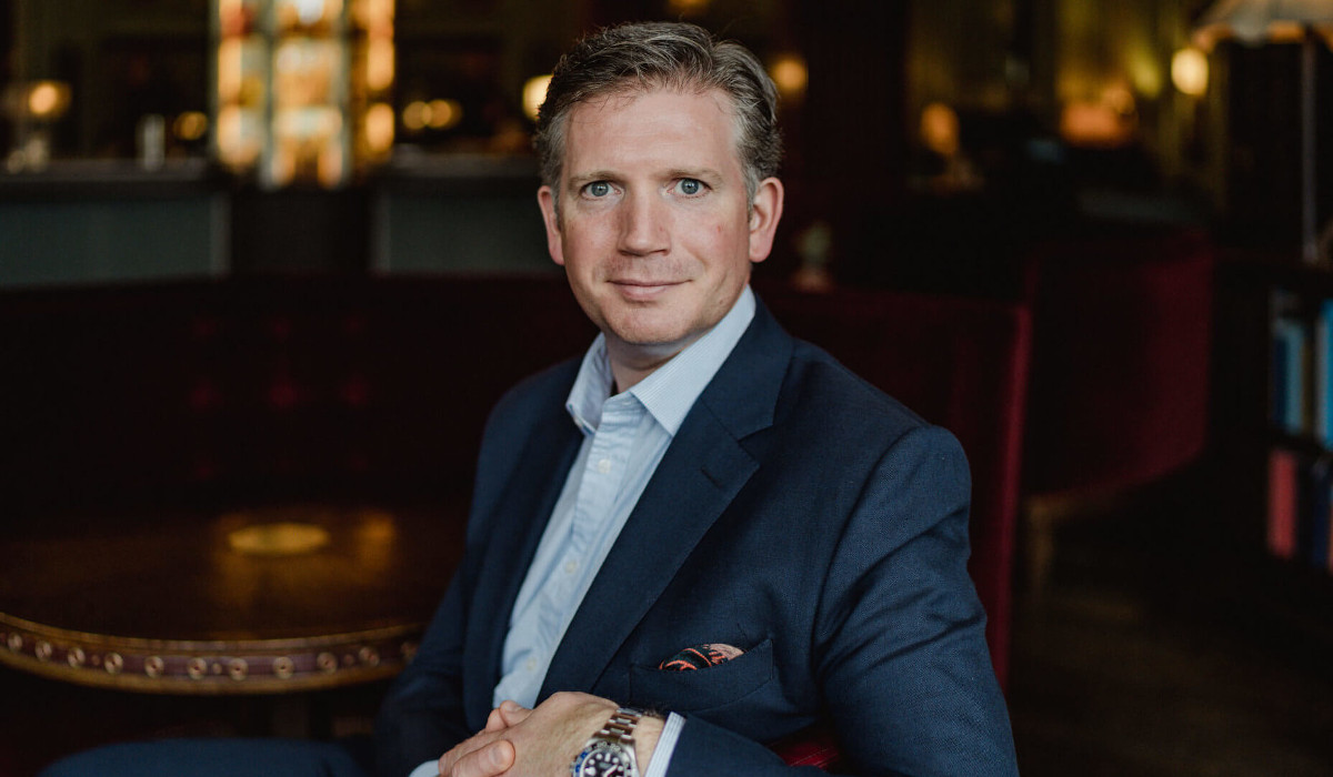 Conor O'Leary in the Century Bar